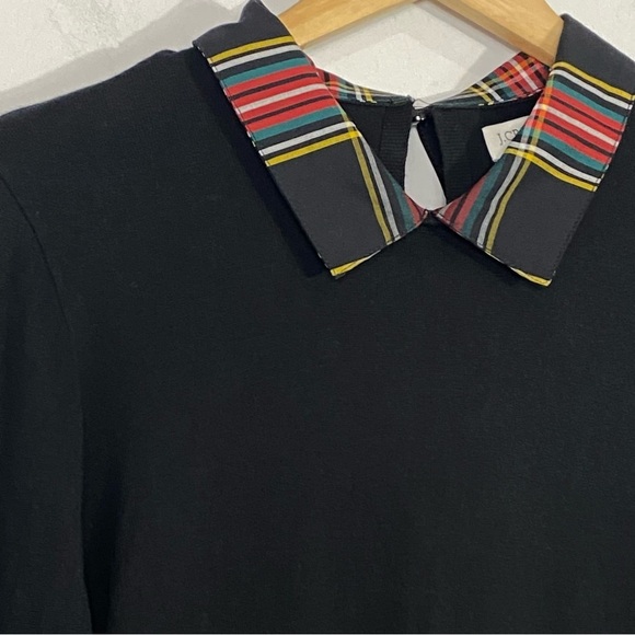 J. CREW Black Woven Plaid Sweater - Picture 7 of 11